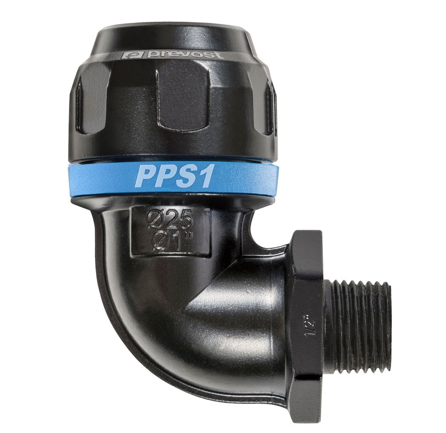 PREVOST 90° Elbow Male Threaded Compressed Air Fitting PPS1 9CM