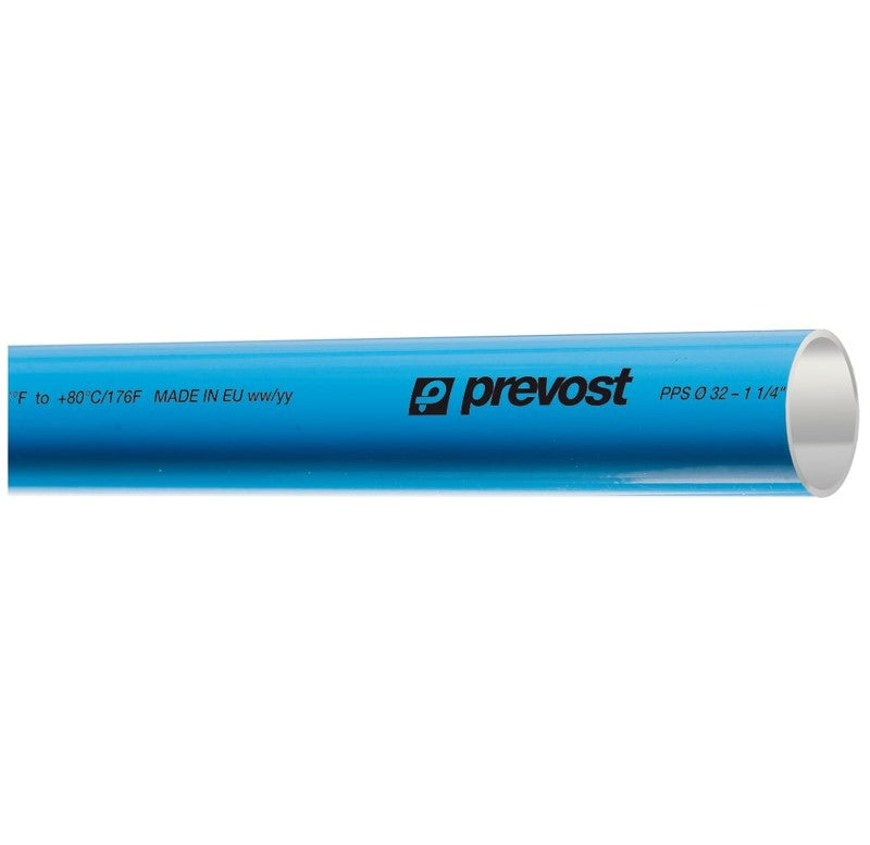 PREVOST Aluminium Blue Pipe For Compressed Air PPS BTU